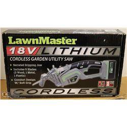 LAWNMASTER 18V LITHIUM ION GARDEN UTILITY SAW