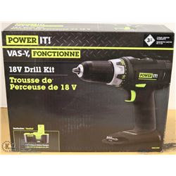 NEW POWER IT 18V DRILL