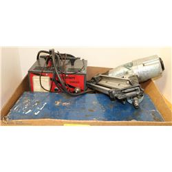 FLAT WITH 10 AMP CHARGER, SOCKET SET AND AIR