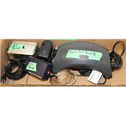 FLAT OF ASSORTED AIR PUMPS