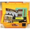 Image 1 : RUBBERMAID TOOL BOX WITH ASSORTED NEW TOOLS INCL