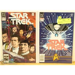 STAR TREK #17 AND #18 COLLECTOR COMICBOOKS