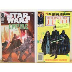 LOT OF 2 STAR WARS EMPIRE #1 AND RETURN OF THE