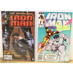 INVINCIBLE IRONMAN #5 AND #247 COLLECTOR COMIC