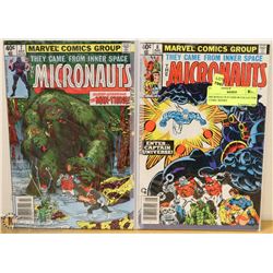 MICRONAUTS #7 AND #8 COLLECTOR COMIC BOOKS