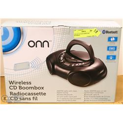 ONN BLUETOOTH WIRELESS BOOMBOX