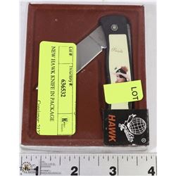 NEW HAWK KNIFE IN PACKAGE