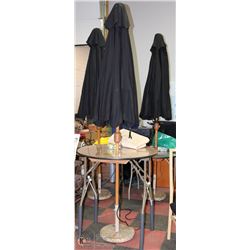 8 FOOT PATIO UMBRELLA W/LIGHTS