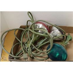 OUTDOOR DECORATIVE COLOURED LIGHTS