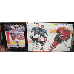 3 PLAQUES OF WAYNE GRETZKY THE GREAT ONE