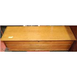 MID CENTURY MODERN CEDAR CHEST 50” X 15” X 17”