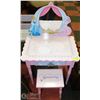 Image 1 : CINDERELLA VANITY AND STOOL