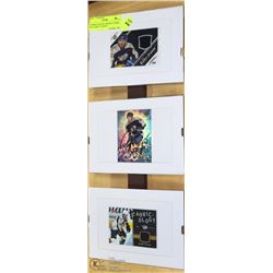 3 JORDIN TOOTOO  HOCKEY CARDS INCL JERSEY, SIGNED