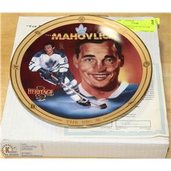 FRANK MAHOVLICH COLLECTOR PLATE WITH COA