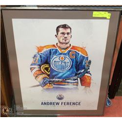 ANDREW FERENCE FRAMED PICTURE 21"X17"