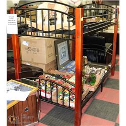 NEW WOOD AND METAL BUNKBED