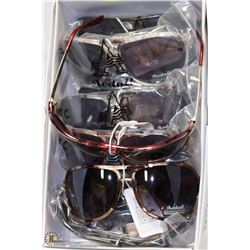 BOX OF NEW SUNGLASSES ON CHOICE