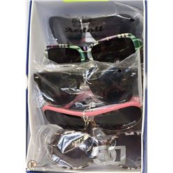 BOX OF NEW SUNGLASSES ON CHOICE