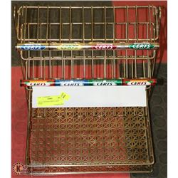 BRASS VINTAGE CERTS CANDY RACK