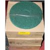 Image 1 : 3 CASES OF GREEN 12" SCOTCH BRITE DISCS