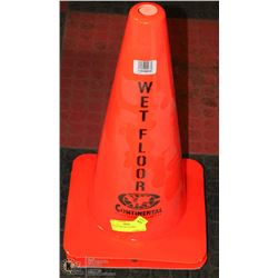 LOT OF 2 RED WET FLOOR PYLONS