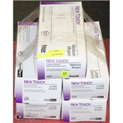 5 BOXES OF EXAMINATION GLOVES SZ L