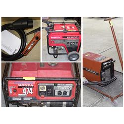 FEATURED ITEMS: GENERATORS,  WELDERS