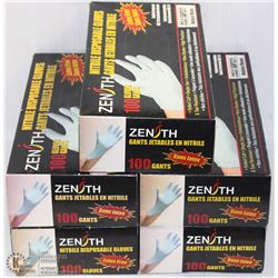 500 ZENITH NITRILE DISPOSABLE GLOVES