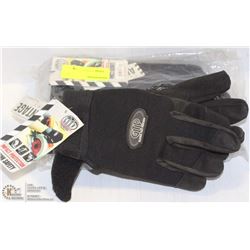 3 PAIRS OF GTP IMPACT PROTECTION LEATHER-WORK