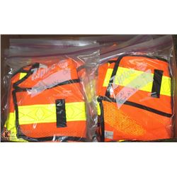 FLAT OF XXL SAFE & SOUND HIVIS VESTS