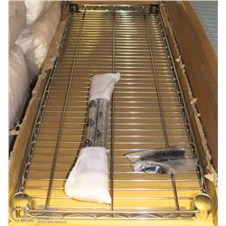 NSF 2HGD2 CHROME WALL MOUNT SHELF