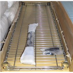 NSF2 HGD2 CHROME WALL MOUNT SHELF