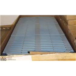 METRO PLASTIC STORAGE RACK ON CASTORS IN BOX