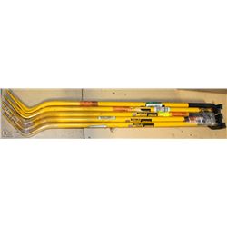 LOT OF FIVE 40" DEWALT WRECKING BARS