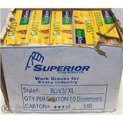 CASE OF KEEP KLEEN XL LATEX GLOVES