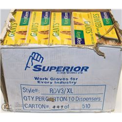 CASE OF KEEP KLEEN XL LATEX GLOVES