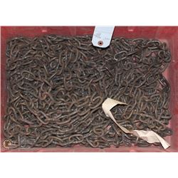 TOTE SOLD WITH UNKNOWN LENGTH OF CHAIN