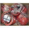Image 1 : LOT OF 9 NEW IRON-WORKER HARDHATS W/ LINERS