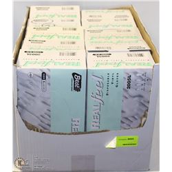 CASE OF 1000 REALFEEL DISPOSABLE VINYL GLOVES