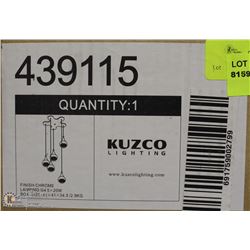 KUZCO LIGHTING CHROME NOOK/HIGH-FOYER FIXTURE