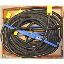 LOT OF 3 HEAVY DUTY EXTENSION CORDS