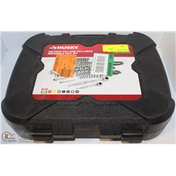 INCOMPLETE 100-PIECE HUSKY SOCKET/DRIVE/WRENCH SET