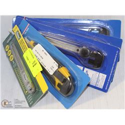 5 ASSORTED SNAP BLADE UTILITY KNIVES