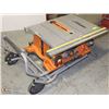 Image 1 : RIGID PORTABLE TABLESAW W/ STAND