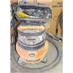 6 HP RIGID-COMMERCIAL SHOP-VACUUM W/ ACCESSORIES