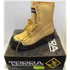 Image 1 : SIZE 9 TERRA LEATHER WORKBOOT