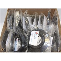 BOX OF RUBBER SPIRAL BACKING PADS