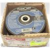 Image 1 : BOX OF 10 FLEXOVIT 7"X1/4"X7/8" ANGLE GRINDER DISC
