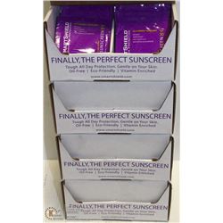 LOT OF 4 BOXES OF SUNSCREEN PACKETS