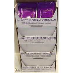LOT OF 4 BOXES OF SUNSCREEN PACKETS